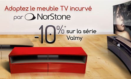 Meuble TV incurvé 1