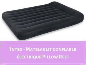 Intex matelas lit gonflable electrique 1 place