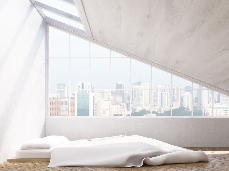 matelas au sol avec alèse